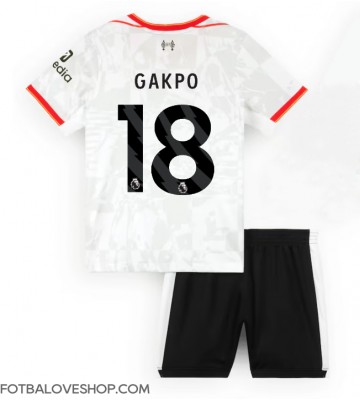 Liverpool Cody Gakpo #18 Dětské Alternativní Dres 2024-25 Krátký Rukáv (+ trenýrky)